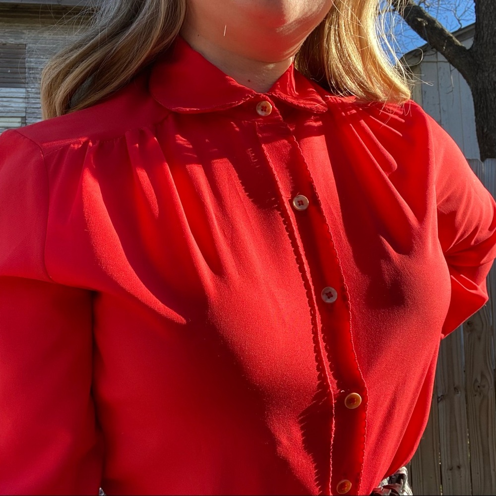 VINTAGE ❤️ BLOUSE - Picture 4 of 11